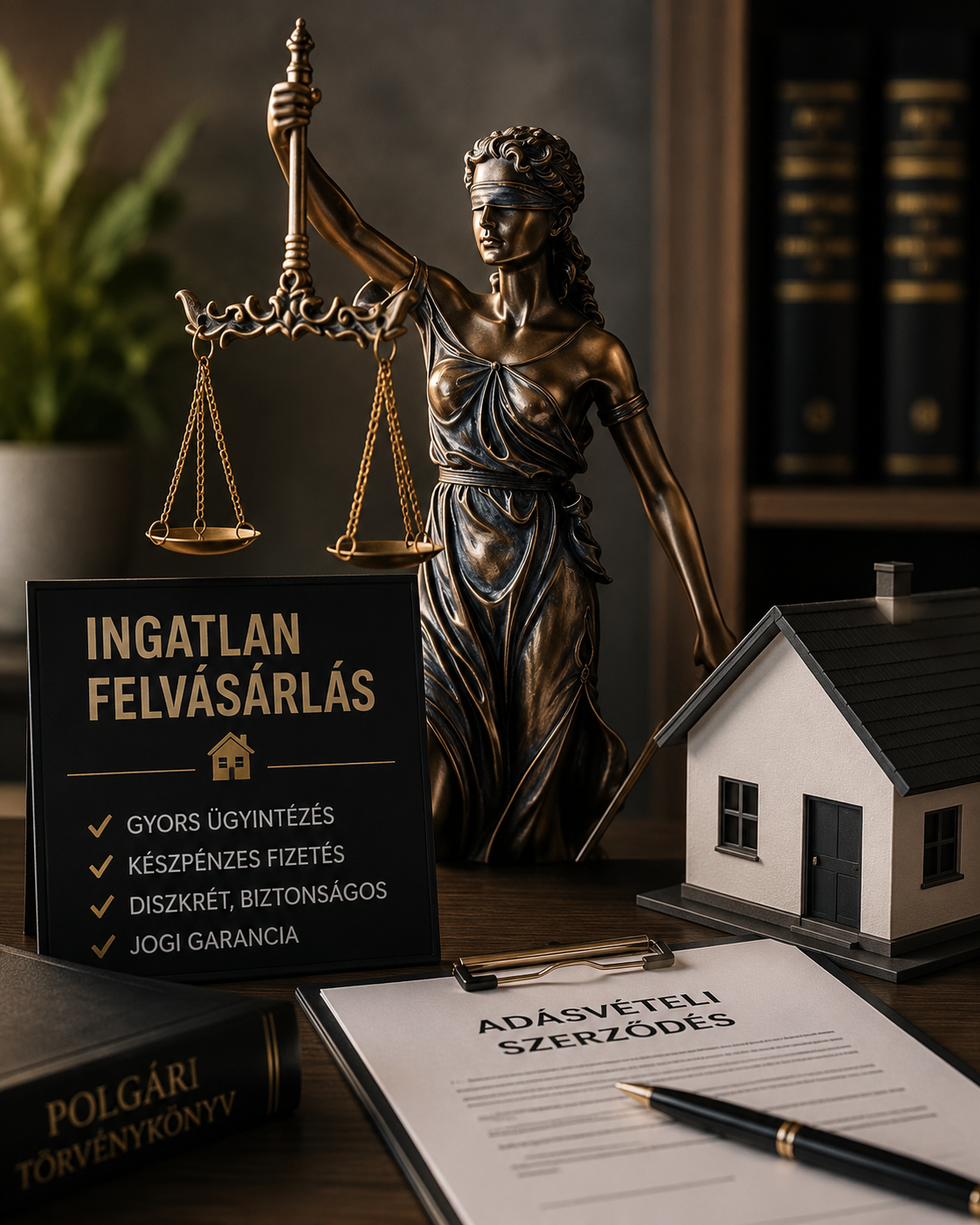 Ügyvédi iroda, jogi háttér az ingatlanfelvásárláshoz